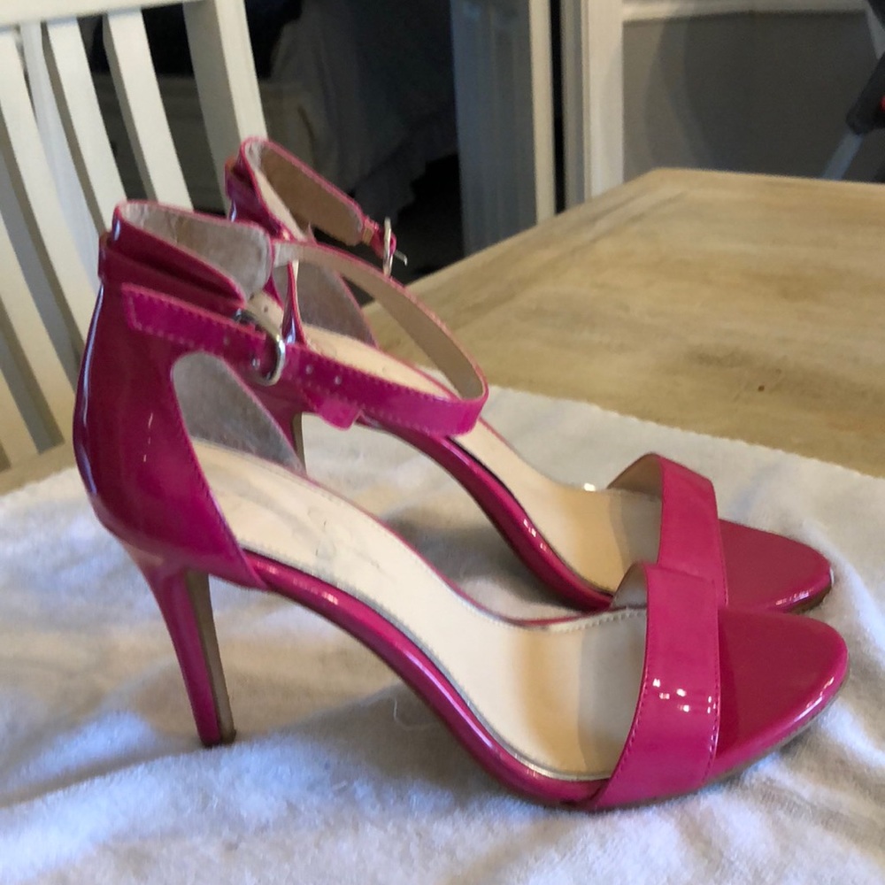 Hot pink heels